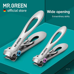 MR.GREEN Stainless Steel Nail Clippers Set: Salon-Quality Precision Tools