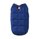 Winter Cotton Dog Jacket: Cozy Coat for Small-Medium Pets with Style & Warmth  ourlum.com Blue XS 