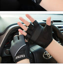 Summer Half Finger Gloves Ice Silk Breathable Gym Fitness