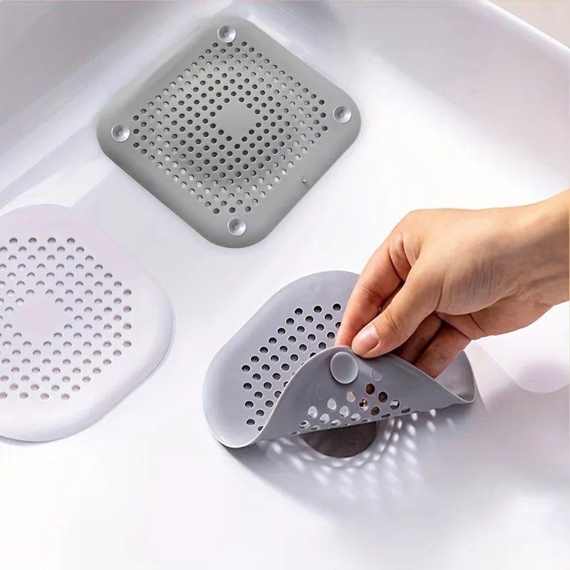 Hair Filter Sink Strainer: Clog-Free Drainage for Kitchen & Bathroom  ourlum.com   