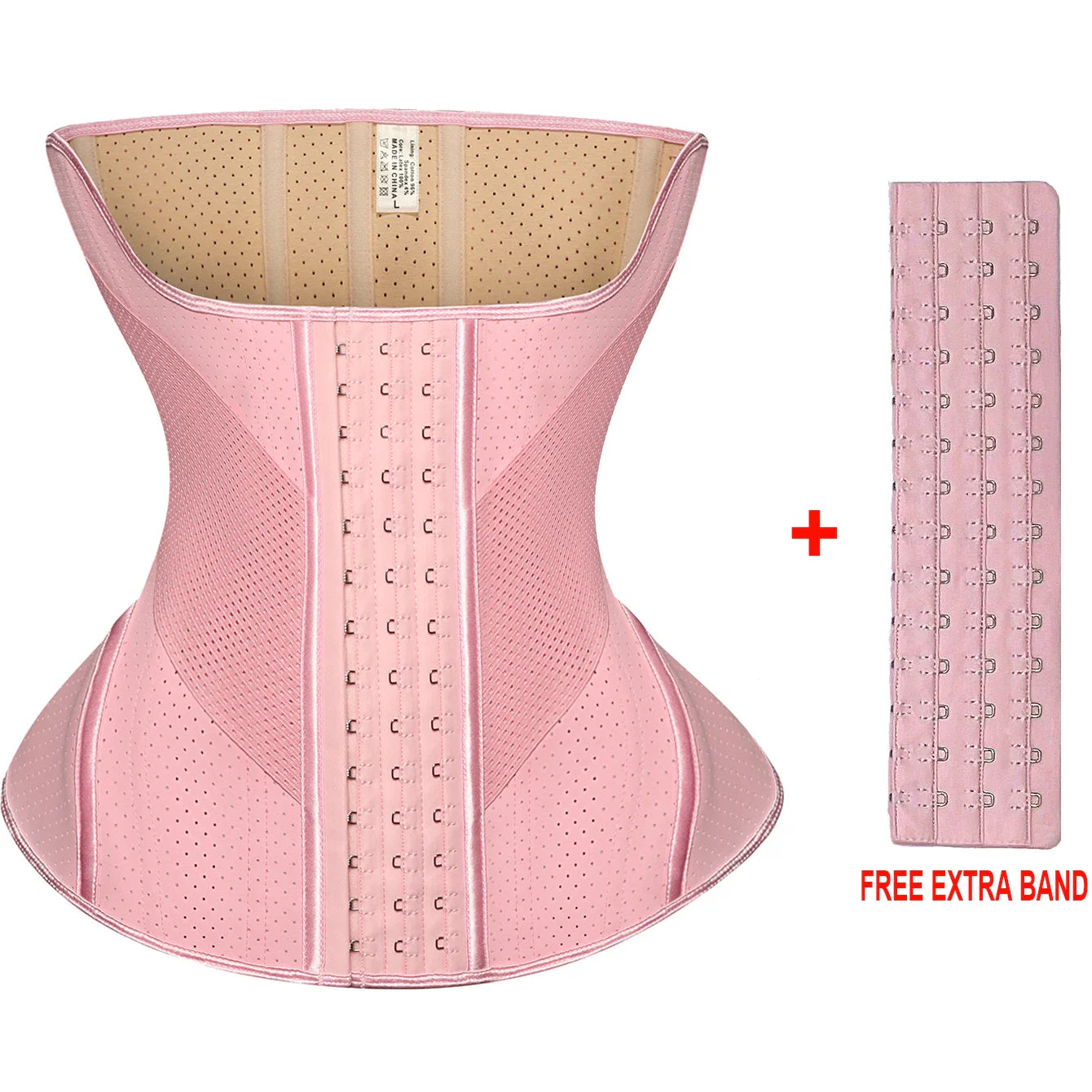 Sculpt Your Figure: Hourglass Corset Waist Trainer with 15 Steel Bones for Women