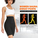 High Waist Sauna Shaper Pants for Sweat Slimming Confidence