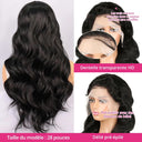 30 Inch 180 Percent Density Body Wave Lace Front Wig