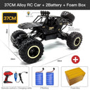 ZWN Off-Road 4WD RC Car With LED Lights - Ultimate Remote Control Truck  ourlum.com 37CM Black 2B Alloy  