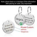 Personalized Stainless Steel Pet ID Tag for Dogs and Cats  ourlum.com P  