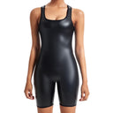 Sleek Women's Shapewear Bodysuit U Neck Sleeveless Comfort