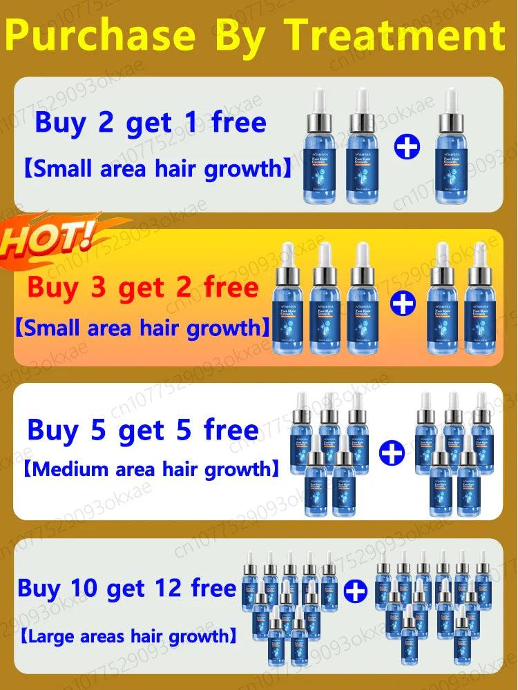 Hair Growth Repair Serum for Baldness & Alopecia - Effective Formula for Men Women