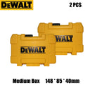 Stackable DEWALT Drill Parts Storage Box for Tool Organization