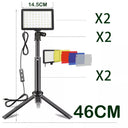 LED Panel Photography Light: RGB Filters for Creative Content Glow  ourlum.com 2PC NO holder  