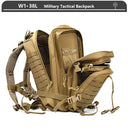 Tactical Backpack 3 Day Assault Pack Molle 38/45L Waterproof