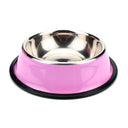 200-1600ml Stainless Steel Dog Bowl Non Slip Pet Feeder