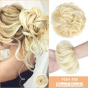 Messy Curly Chignon Bun Wig Stylish Hairpiece for Women