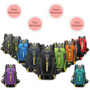 40L Water Resistant Travel Backpack For Camping Hiking