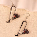 Dangle Earrings Set Electrical Appliances Cute Funny Gift