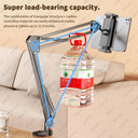 Bed Tablet and Phone Holder: Adjustable Aluminum Arm Stand for 360° Rotation  ourlum.com   