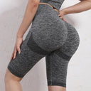 Seamless Women's Yoga Shorts with Butt Lifting Design