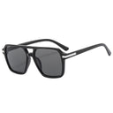 Unisex Vintage Double Bridge Square Sunglasses UV400 Fashion