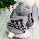 French Bulldog Puppy Costume: Stylish Pet Jumpsuit for Small Medium Dogs  ourlum.com Gray XS 