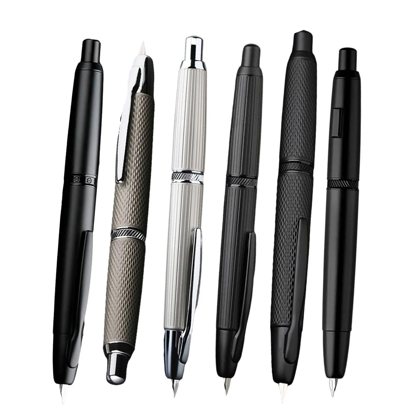 New Majohn A1 Press fountain pen EF 0.4MM Nib Metal pen for writing business school office supplies gifts pens with Converter