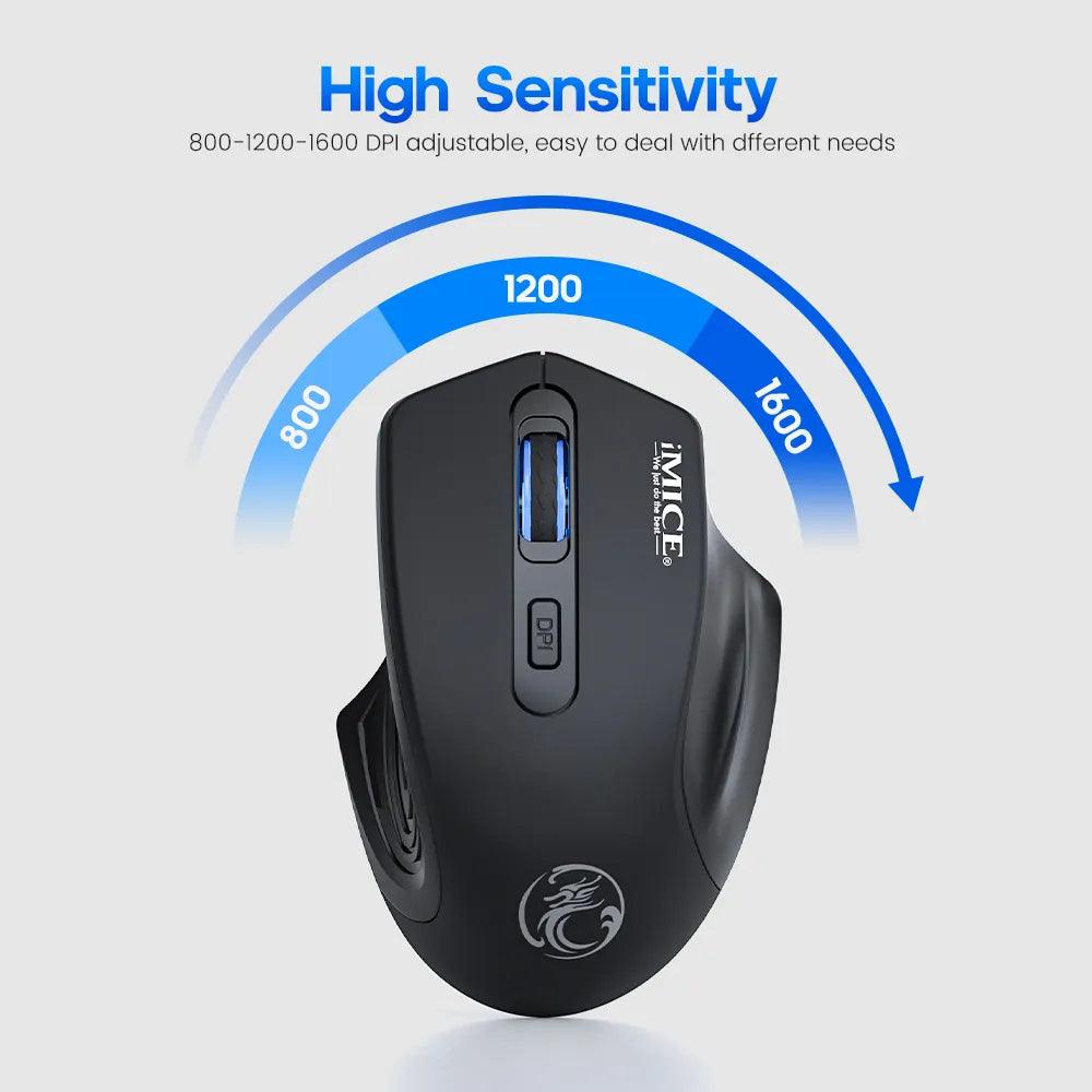 Ultimate Rechargeable Wireless Gaming Mouse: Ergonomic Silent Precision  ourlum.com   