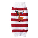 Cozy Snowman Print Winter Pet Sweater for Dogs and Cats  ourlum.com Red Bell XS 