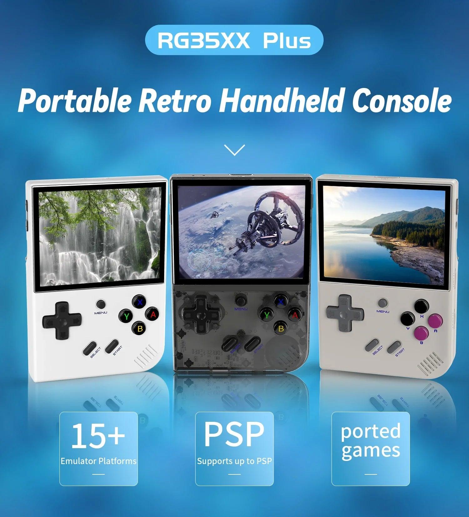 ANBERNIC RG35XX PLUS Retro Handheld Gaming Console: Classic Fun on the Go  ourlum.com   