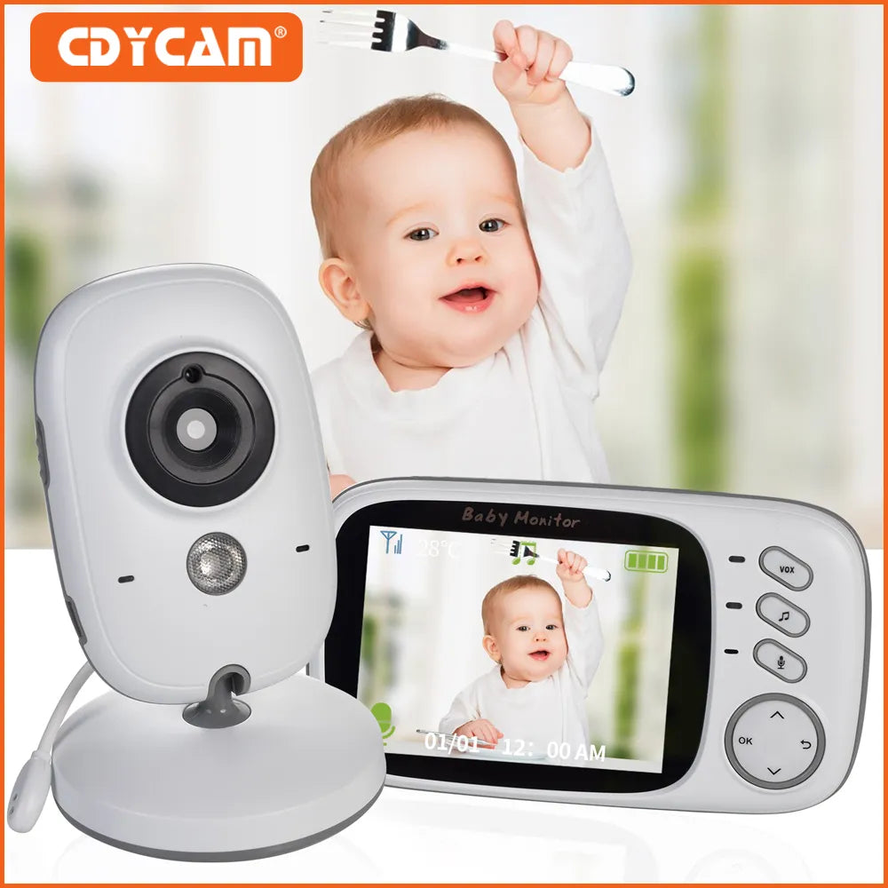 Wireless Baby Monitor: Night Vision Camera with Lullabies  ourlum.com   