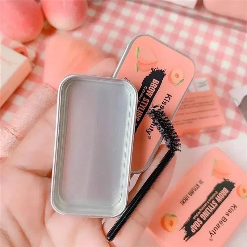 1PC Eyebrow Styling Gel Brows Wax Sculpt Soap Waterproof Long-Lasting 3D Feathery Wild Brow Styling Easy To Wear Makeup Eyebrow  ourlum.com   