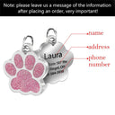 Personalized Stainless Steel Pet ID Tag for Dogs and Cats  ourlum.com J  