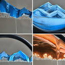 Deep Sea Sandscape Art: Mesmerizing Home Office Decor & Gift  ourlum.com   