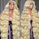 613 Honey Blonde Body Wave Lace Front Wig Premium Quality