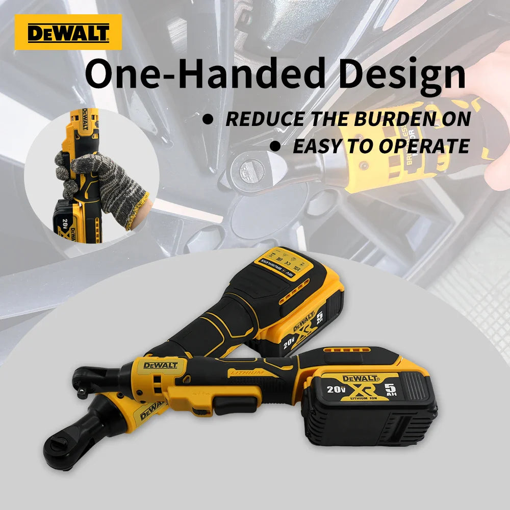 DEWALT DCF512 Cordless Brushless Ratchet Wrench - 20V Power, Variable Speed, Compact Design