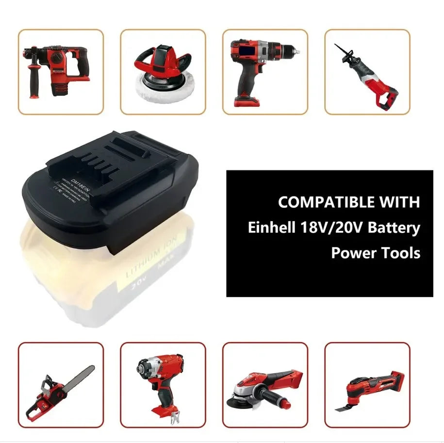 DeWalt to Einhell Battery Adapter - Enhance Tool Performance