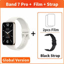 Xiaomi Mi Band Pro: Vibrant AMOLED Display, GPS Fitness Tracker.  ourlum.com Ivory N Black Strap CHINA 