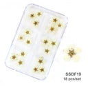 12/18Pcs/box 3D Dried Flowers Nail Art Decorations Dry Floral Bloom Stickers DIY Manicure Charms Designs For Nails Accessories  ourlum.com SSDF19  