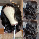 Body Wave HD Lace Front Bob Wig Premium Brazilian Remy Hair