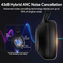 QCY H3 ANC Wireless Headphones Bluetooth 5.4 60H Battery