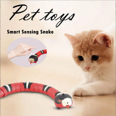 Smart Sensing Snake Interactive Cat Toy: Engaging Pet Playtime!
