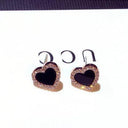 Enchanting Rose Gold Heart Earrings Romantic Summer Glam