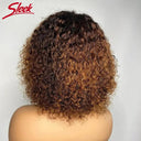 Chic Honey Blonde Jerry Curly Pixie Bob Wig for Women