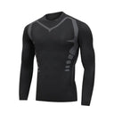 Quick Drying Tight Fitting Suit For Men'S Long Sleeved Sports Cycling Top, Running, Fitness, Football Training, Basketball Shirt