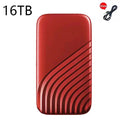  Portable SSD: High-Speed USB for Quick Data Transfer  ourlum.com 16TB red  