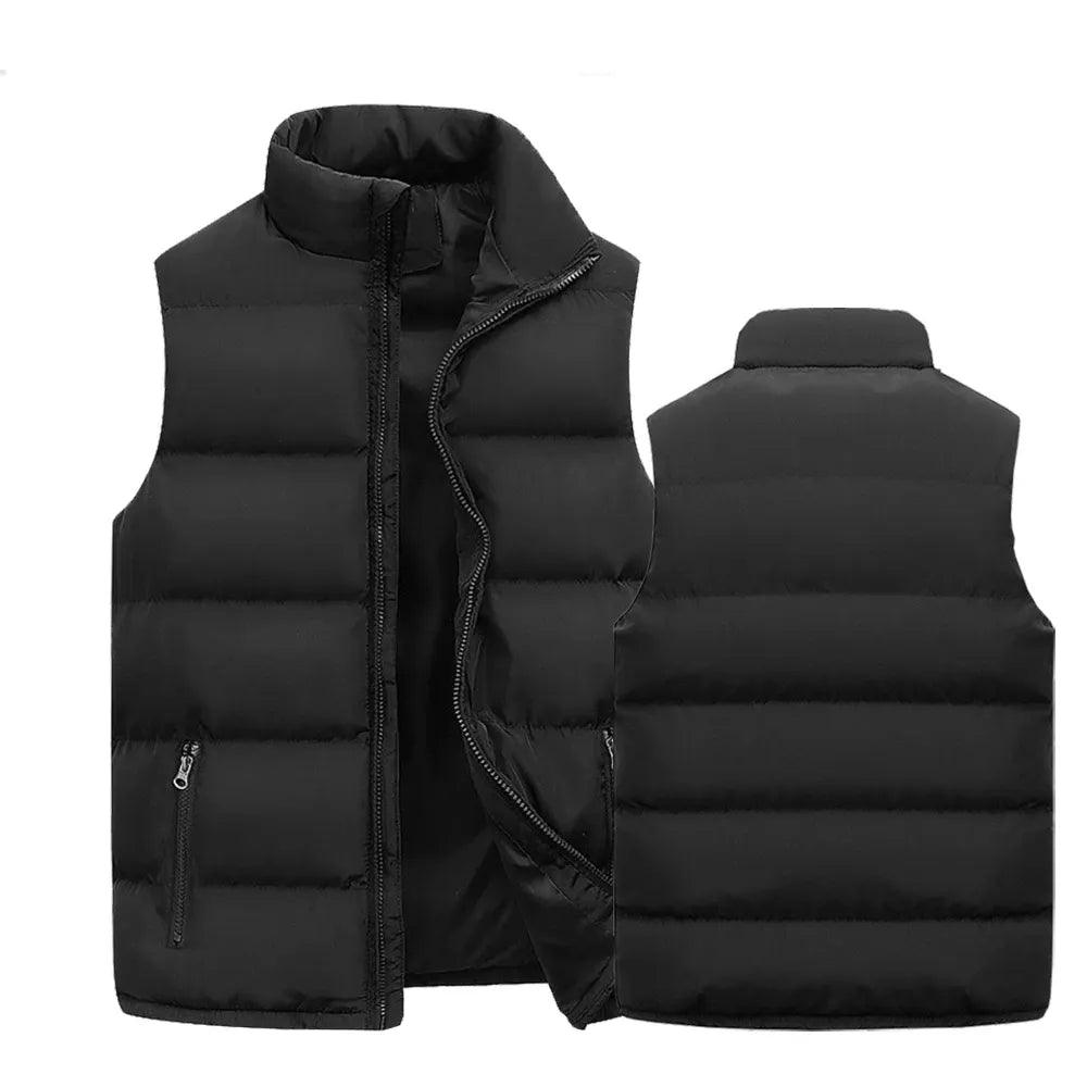 Men's Waterproof Zipper Vest Jacket: Stay Stylish & Warm This Winter  ourlum.com   