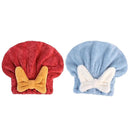 Lovely Bear Microfiber Hair Drying Cap Quick Dry Accessory