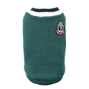 Dog Cat V-neck Teddy Knitted Vest - Winter Warm Apparel  ourlum.com Dark Green 5XL 