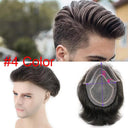 Premium Grey Lace Front Hairpiece for Men Natural Look