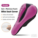 Comfortable Soft Gel Memory Foam Bicycle Seat Cover - 6 Colors