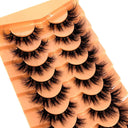 7/8/9/10Pairs Eyelashes Makeup Soft Fluffy 3D Mink False Eyelashes Thick HandMade Volume Mink Lashes Faux Cils Natural Fake Lash  ourlum.com   