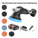 900W Cordless Car Polisher Machine Brushless 5 Inche Rechargeable Eccentric Polisher Wireless Car Polishing Waxing Machine Kit  ourlum.com Package 4 UK 