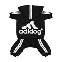 Spring Dog Hoodies: Stylish Letter Print Pet Hoodie for Small Dogs  ourlum.com Black Dog Clothes XS 0.5-1.2KG United State